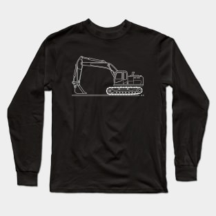 excavator W Long Sleeve T-Shirt